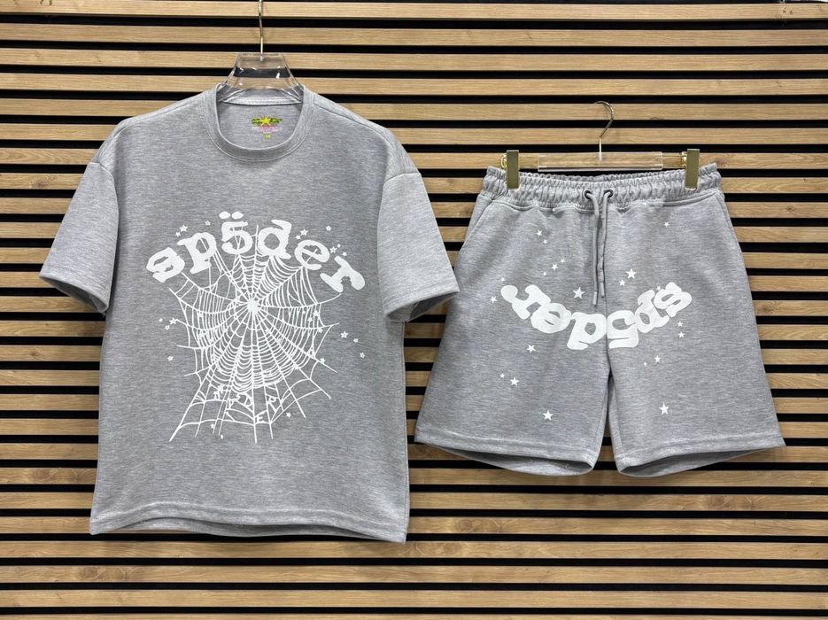 Ново! Sp5der / Chrome Hearts / Essentials / Corteiz / Trapstar / Syna World / Nike Летни Екипи Тениска с къси панталони комплекта лято