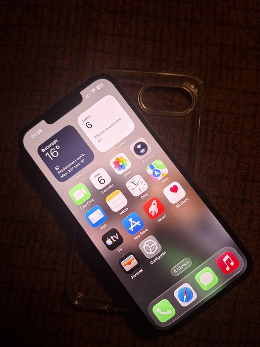 Iphone 16e 128g, 100% baterie 46 cicluri!