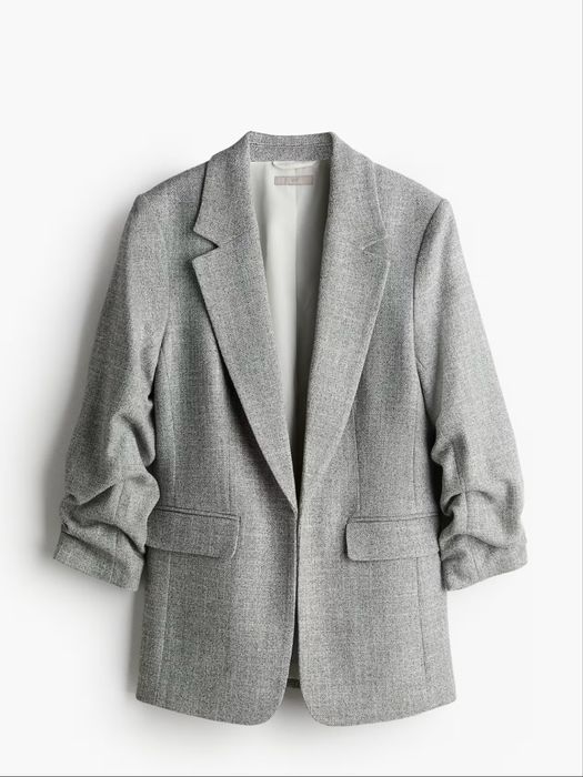 Сако и панталон сив меланж H&M