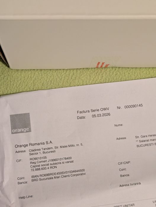 Nou Modem Huawei H153-381 5G Flybox 5G, Garanție