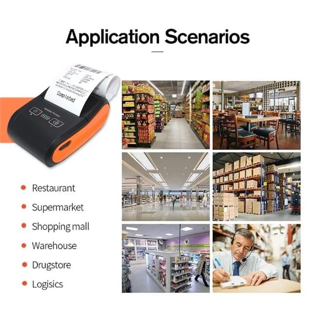 Чековый принтер мини 58 мм