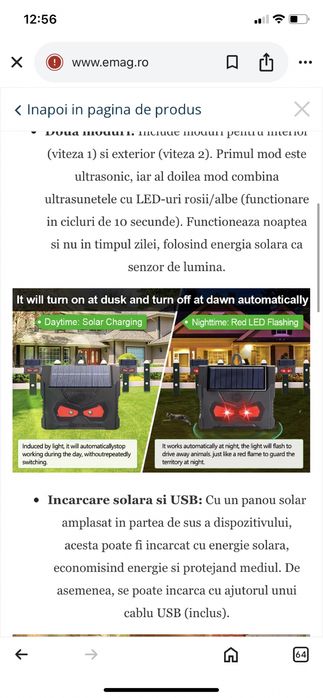 Aparat cu ultrasunete pentru animale,insecte,etc.Profesionale.