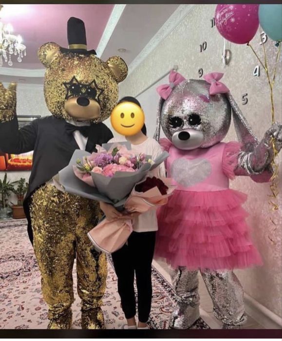 аниматор тедди 2 штук 65000