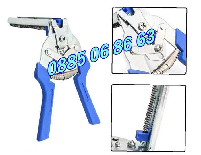 Клещи за връзване на колбаси, луканки, суджуци + 600 скоби