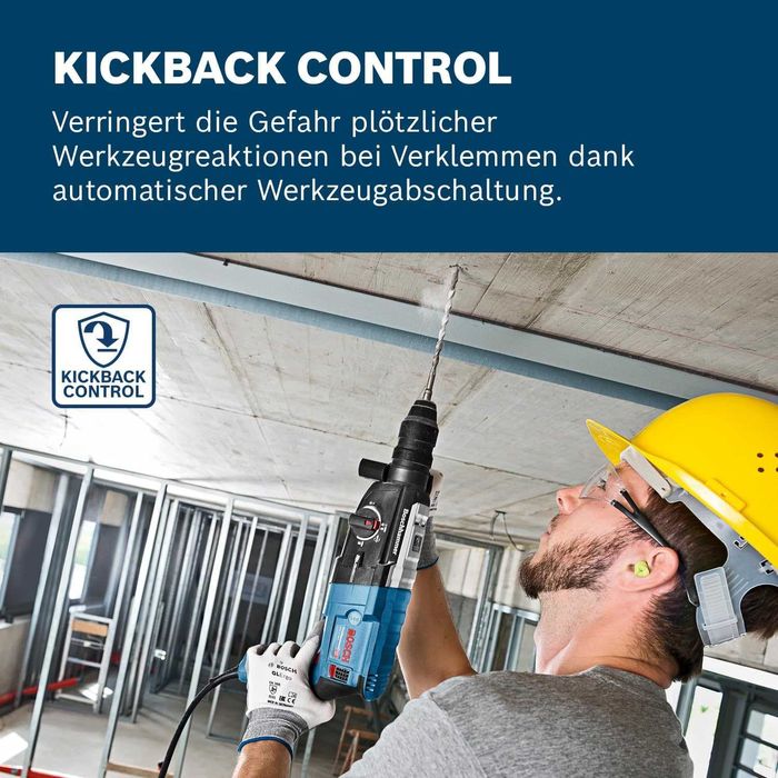 Перфоратор Bosch GBH 2-28 F Professional, 880 W, Включва 6 части