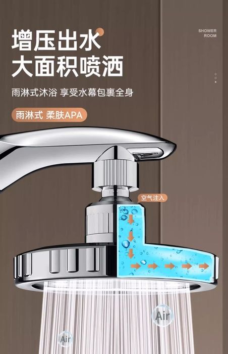 Душ слушалка с подвижна глава и филтър