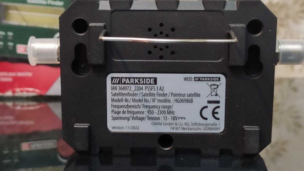 Parkside® satellite finder - прибор для настройки спутниковых антен