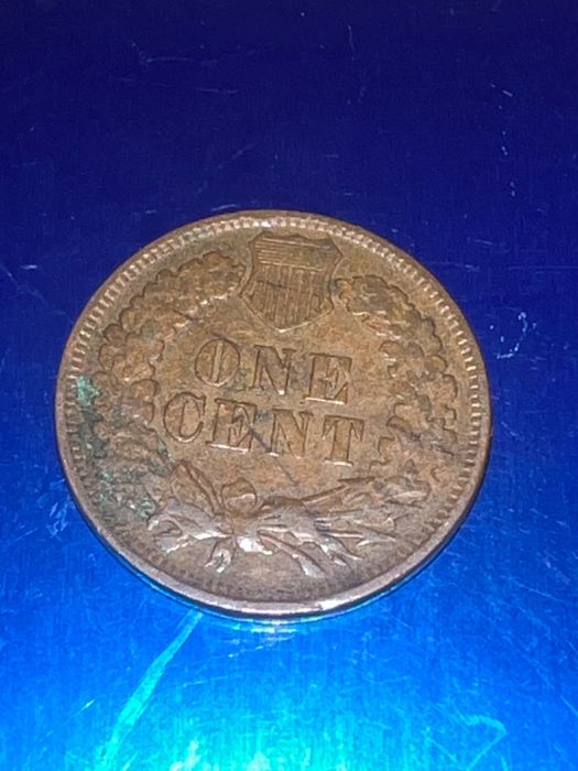 Один цент 1900 г бронза