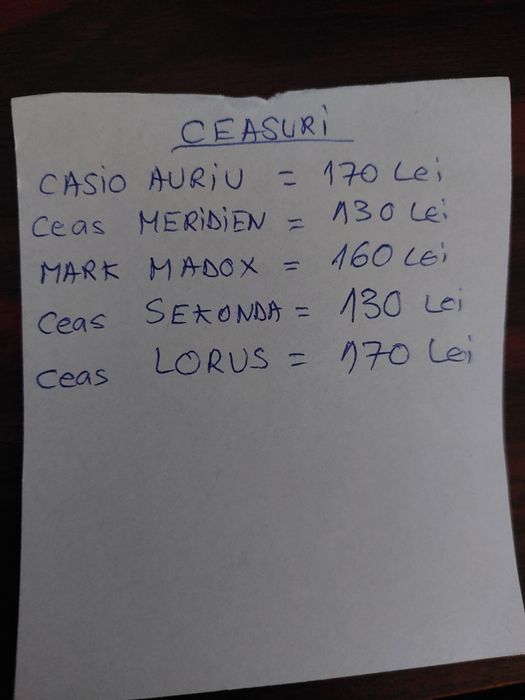 ,ceas casio,ceas sekonda