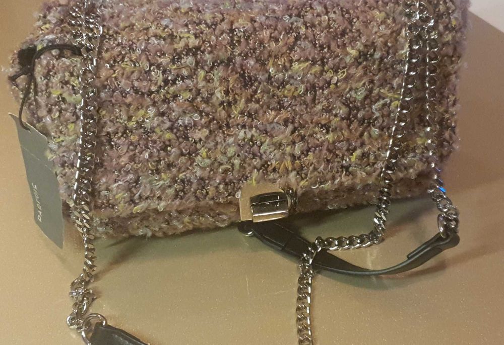 Geantă Parfois din tweed buclat NOUA , Eticheta