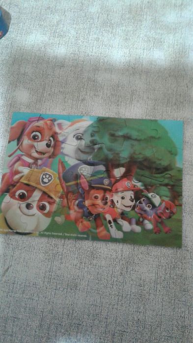 Игрушка пазл"Щенячий Патруль" 24 элемента,пренадзначена  для игровых ц