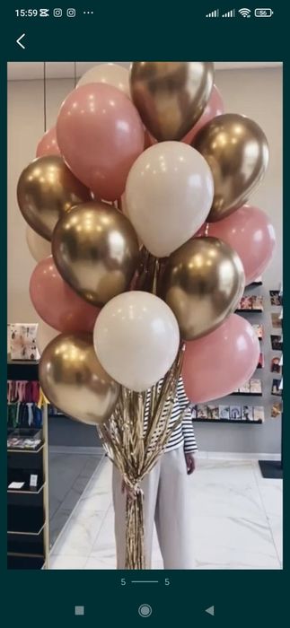 Ваздушный шар.. Fonus. (Geliviy,Gazli uchar Lentichkali shar)