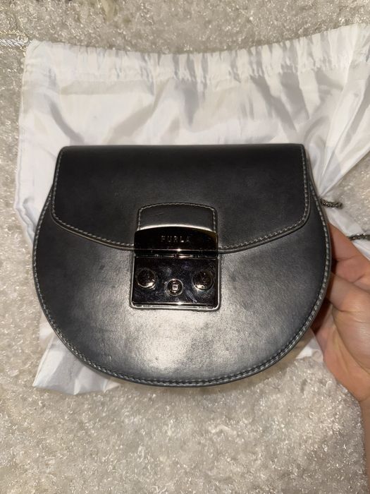 Чанта Furla сребриста