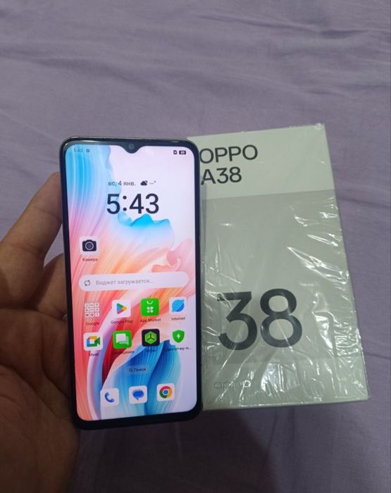 Srochna Oppo A38 8/128GB Yellow Original Igravoy Holati Yaxshi Zor
