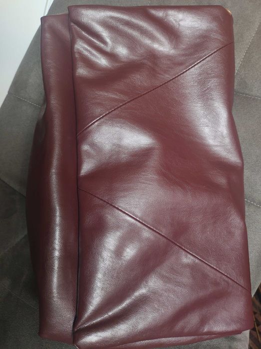 Кожена чанта плик ЗАРА