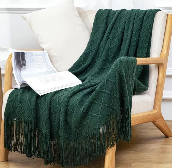 Тёплые пледы новые