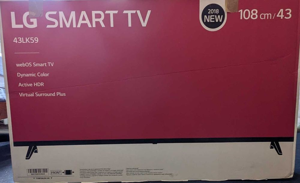 Televizor LG Smart TV - 108 cm - impecabil
