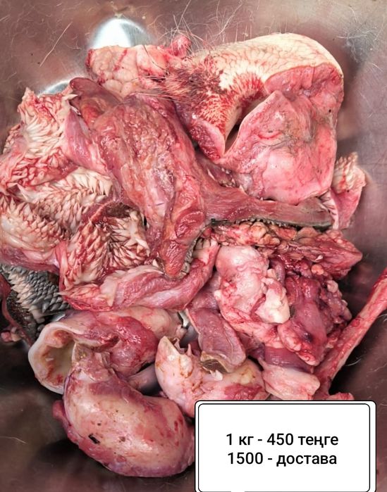 Мясо, Кости, Трибуха для Собак,