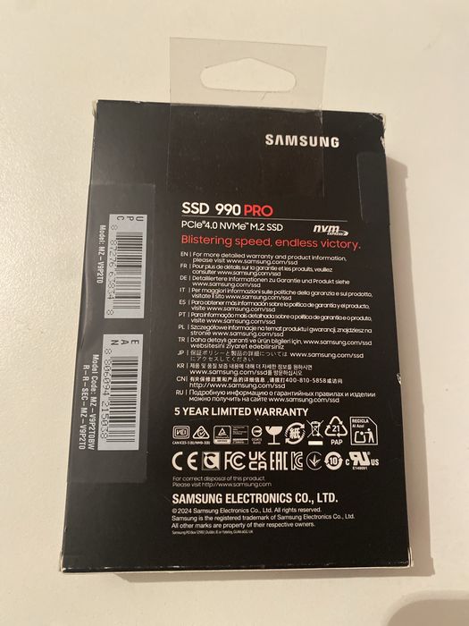 Samsung 990 Evo Plus si 990 Pro, 2 Tb