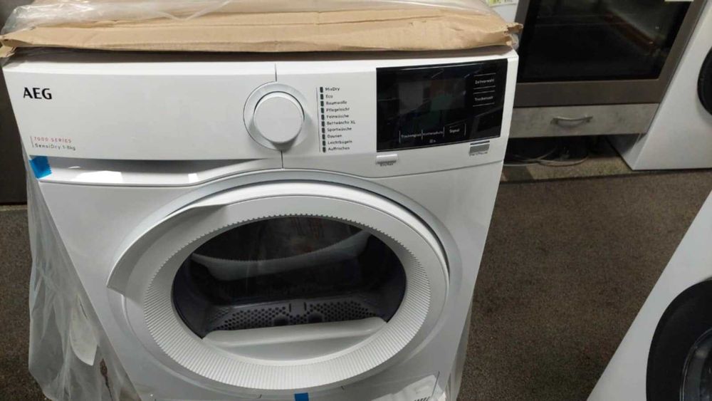 Нова А++ Сушилня с термопомпа AEG-Аег 8 кг SensiDry Серия 7000