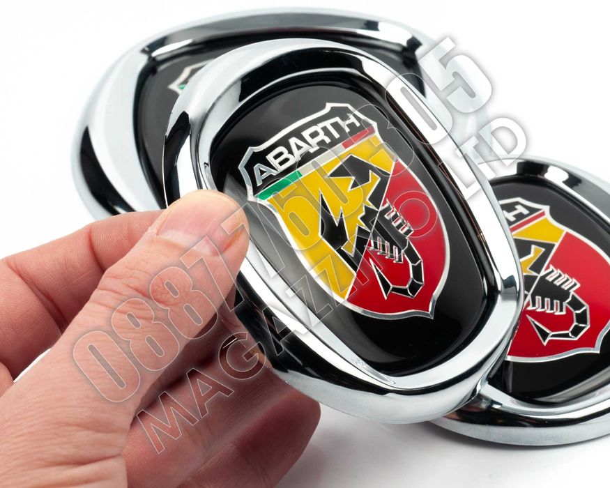 Емблема за Фиат Абарт 95 мм 100 мм 120 мм Fiat Abarth Скорпион