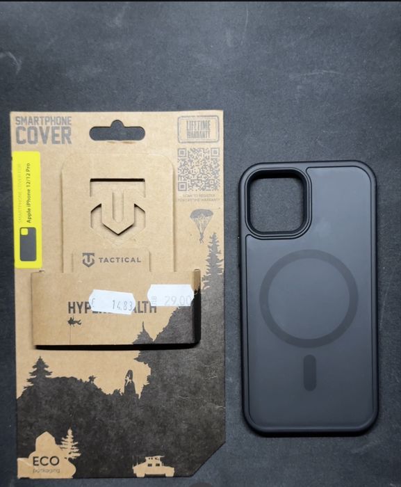 Калъф Tactical черен за Iphone 12