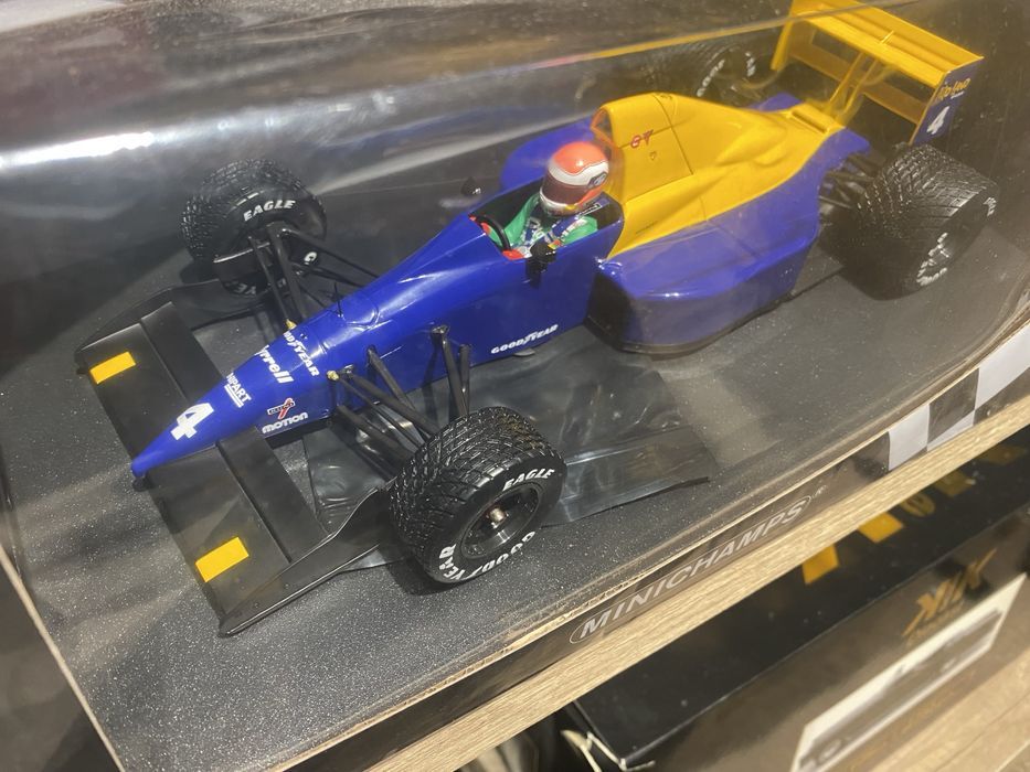 J Herbert Tyrrell 018 Belgian GP formula 1 1989 1:18 Minichamps