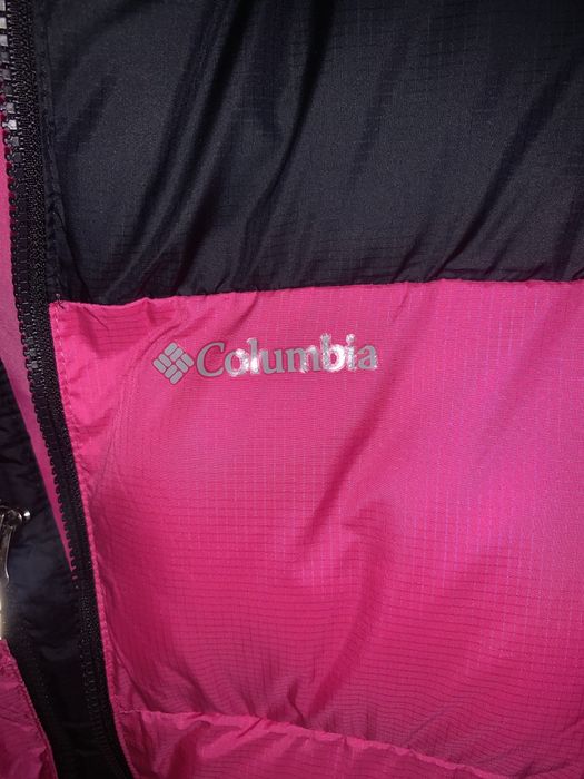 Columbia Puffect winter Jacket Black & Pink