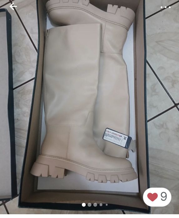 Cizme piele  naturala (Noi cu eticheta )