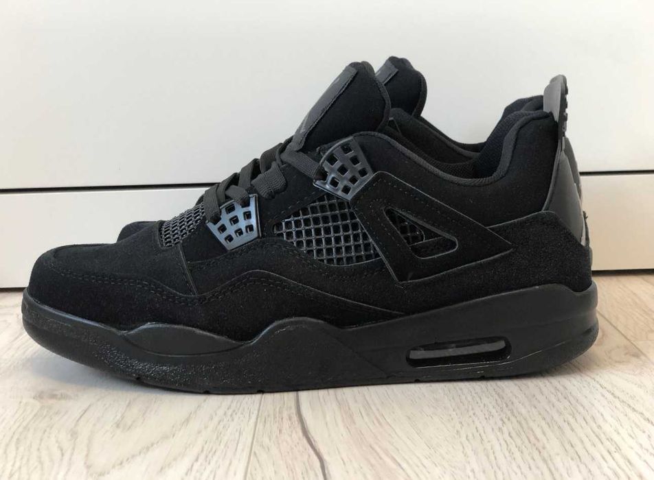 Adidasi Nike Air Jordan 4 Retro Black Cat Produs NOU