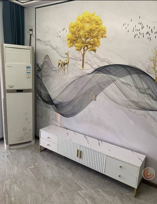 Подставка под телевизор в стиле Hi-Tech