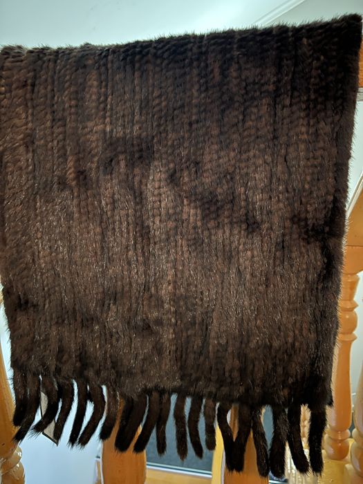 Норковый шарф