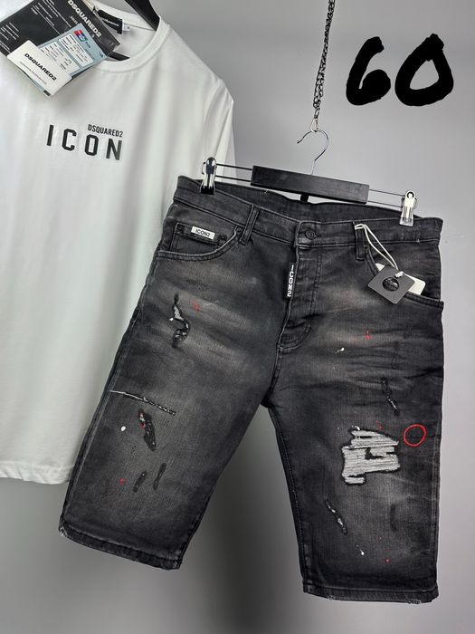 Dsquared  брутални мъжки къси  дънки