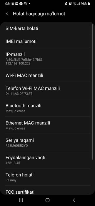 Xotira 32 gb holati yaxshi dakint karopkasi bor