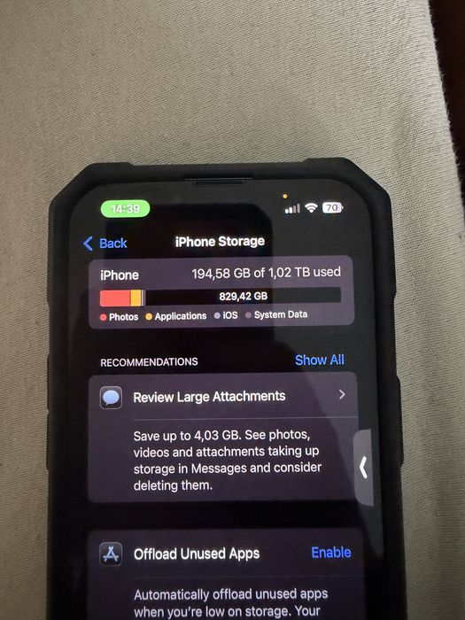 iPhone 13 Pro 1TB iOS 18.7.8