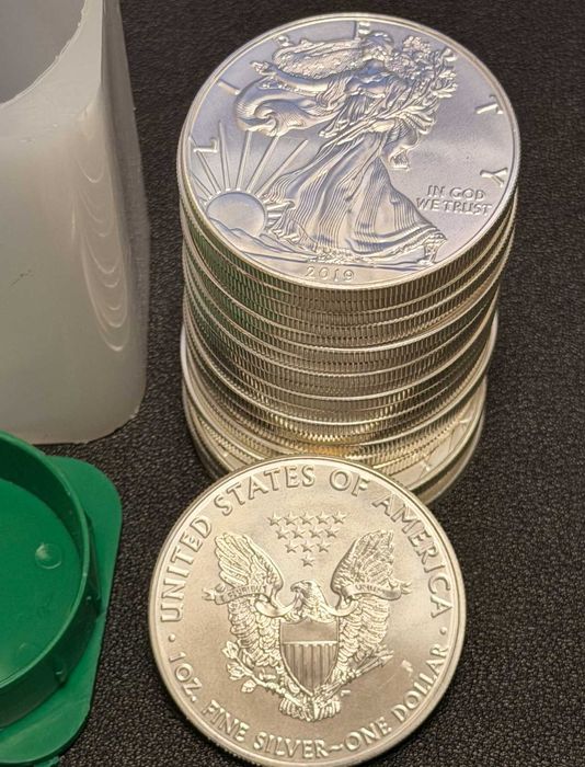 1 buc American eagle Moneda monede uncii uncie argint pur 999