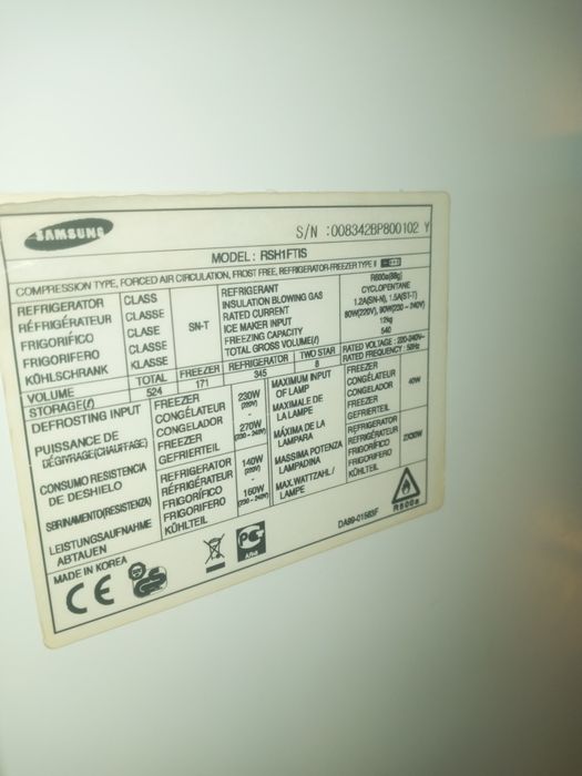 Холодильник. No frost. Side by side. Самсунг