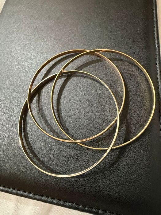 Brățară Cartier Trinity  Aur Rose Galben Alb Masura 18-19 An 1996

Mas