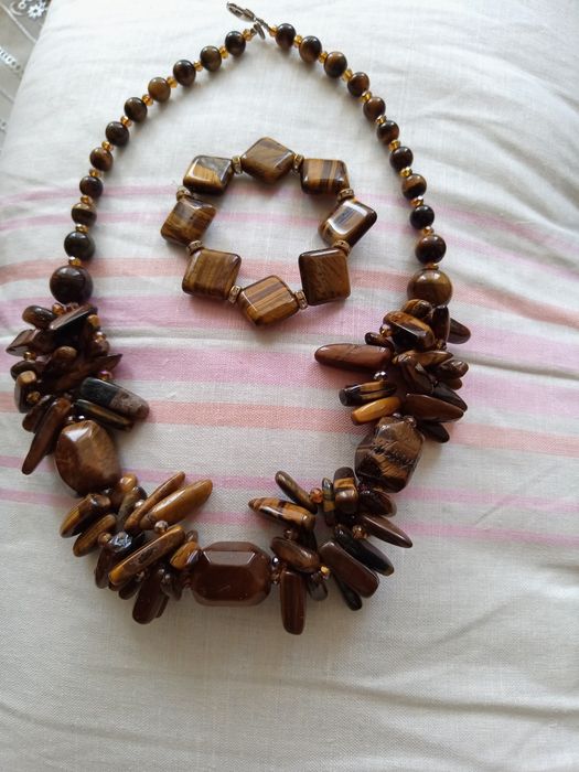 Продам Калье Тигровый глаз,( новое)