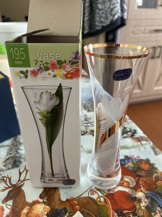 Чешские вазы Bohemia Crystal