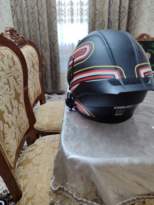 Мотошлем QIKE с гарнитурой