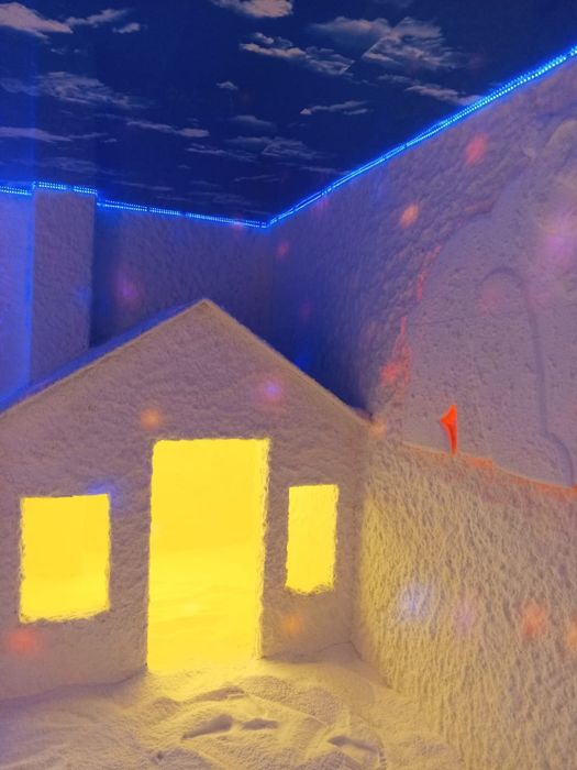 Солевая шахта,пещера.  Солевая комната