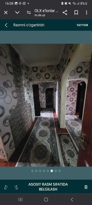 Dom квартира shahar markazidan.