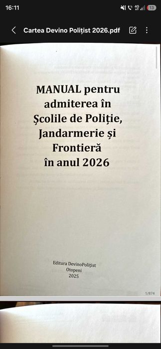 PDF Cartea Devino Polițist 2026