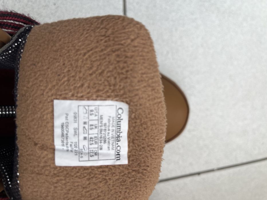 Ghete impermeabile de piele COLUMBIA Fairbanks  -32 grade