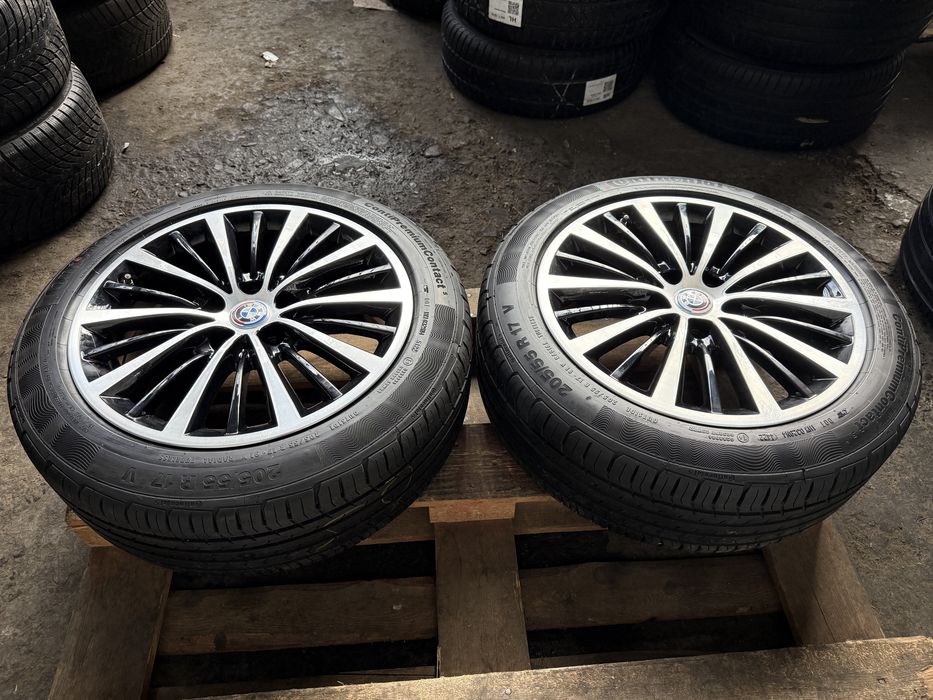 Jante BMW style 481 model individual NOI pentru seria 1 F40/F52 seria 2 F44/F45/F46/U06 cu anvelope vara 205/55 17