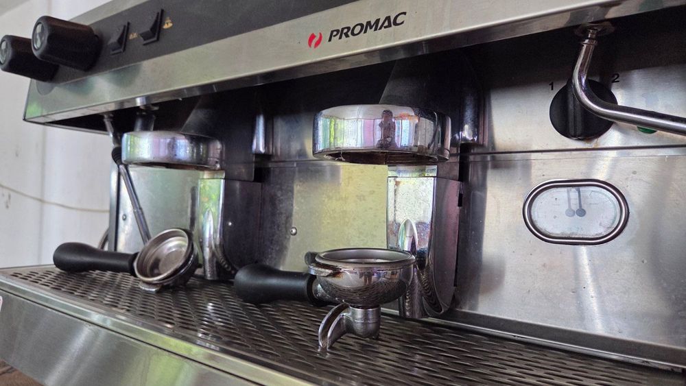 Професионална кафе машина Promac Green PU, с 2 групи и кран за топла вода