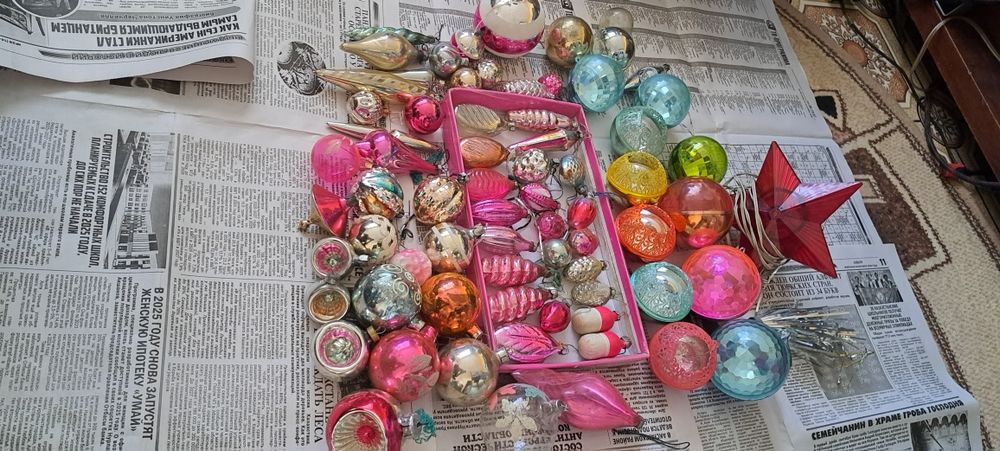Ёлочные  игрушки СССР коллекция