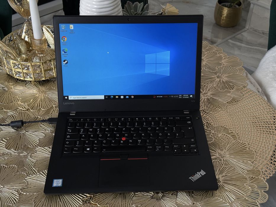 Lenovo ThinkPad T470 Intel I5 vPro 6th, 8gb ram, 256 SSD, Windows 10.