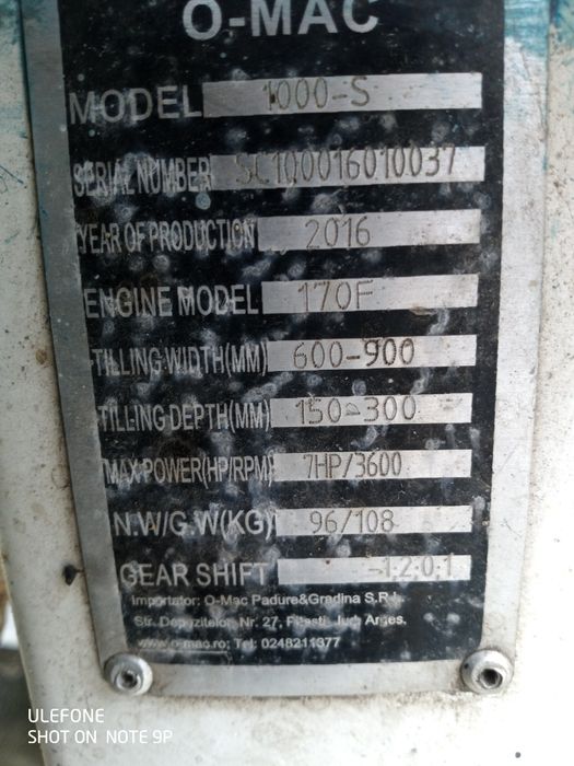 Vând tractoras facut din motocultor